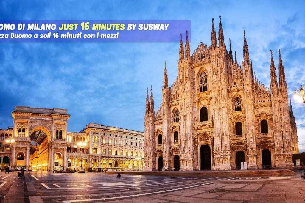 San Siro A 7 Minuti Stanza Top Con Zone Comuni Milaan Buitenkant foto